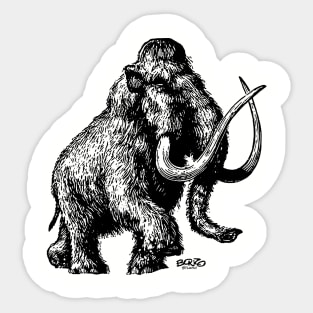 Woolly Mammoth Sticker